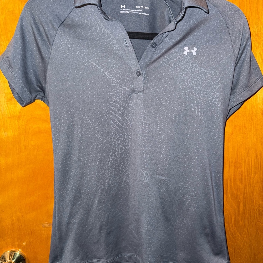 Under Armour Gray Polo Shirt